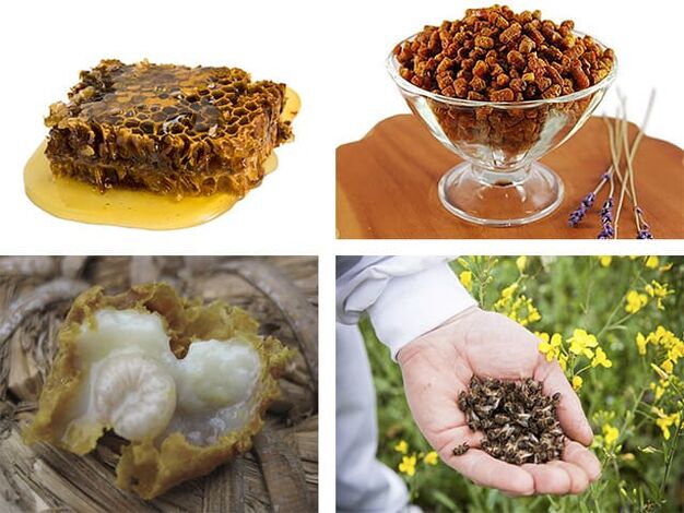 Própole, peg, abeja, marmelada real