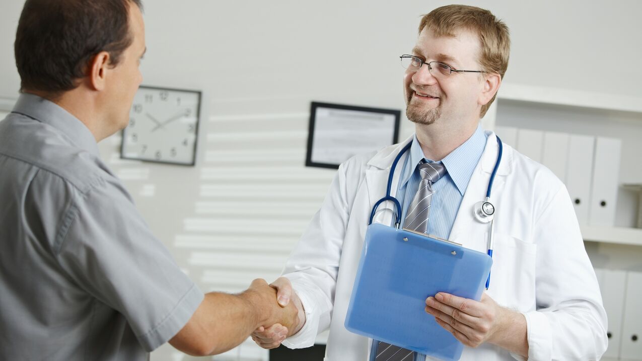 Consulta cun especialista en prostatite